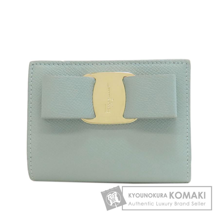 Salvatore Ferragamo サルヴァトーレフェラガモ ヴァラリボン 二つ折り  