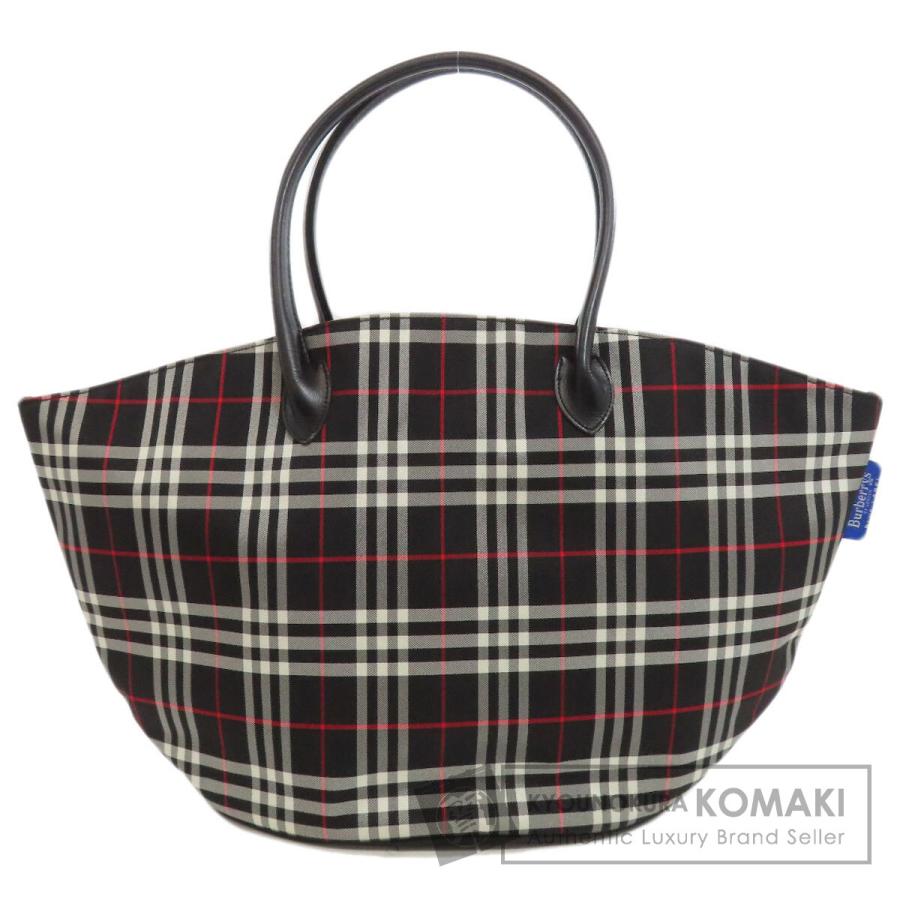 BURBERRY バーバリー ブルーレーベル チェック柄 トートバッグ