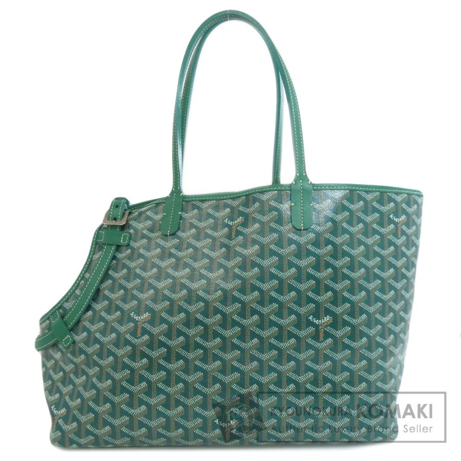 ゴヤール GOYARD  シアン・グリ  トートバッグ コーティングキャンバス レディース  中古 GOYARD（ゴヤール） シアン・グリ トートバッグ コーティング