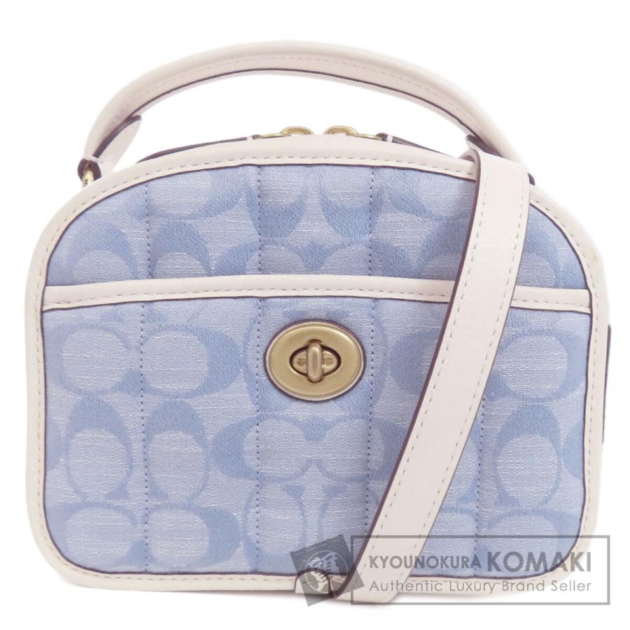 コーチ COACH C4688  シグネチャー 2WAY  ハンドバッグ デニム レディース  中古 COACH（コーチ） C4688 シグネチャー 2WAY ハンドバッグ デニム