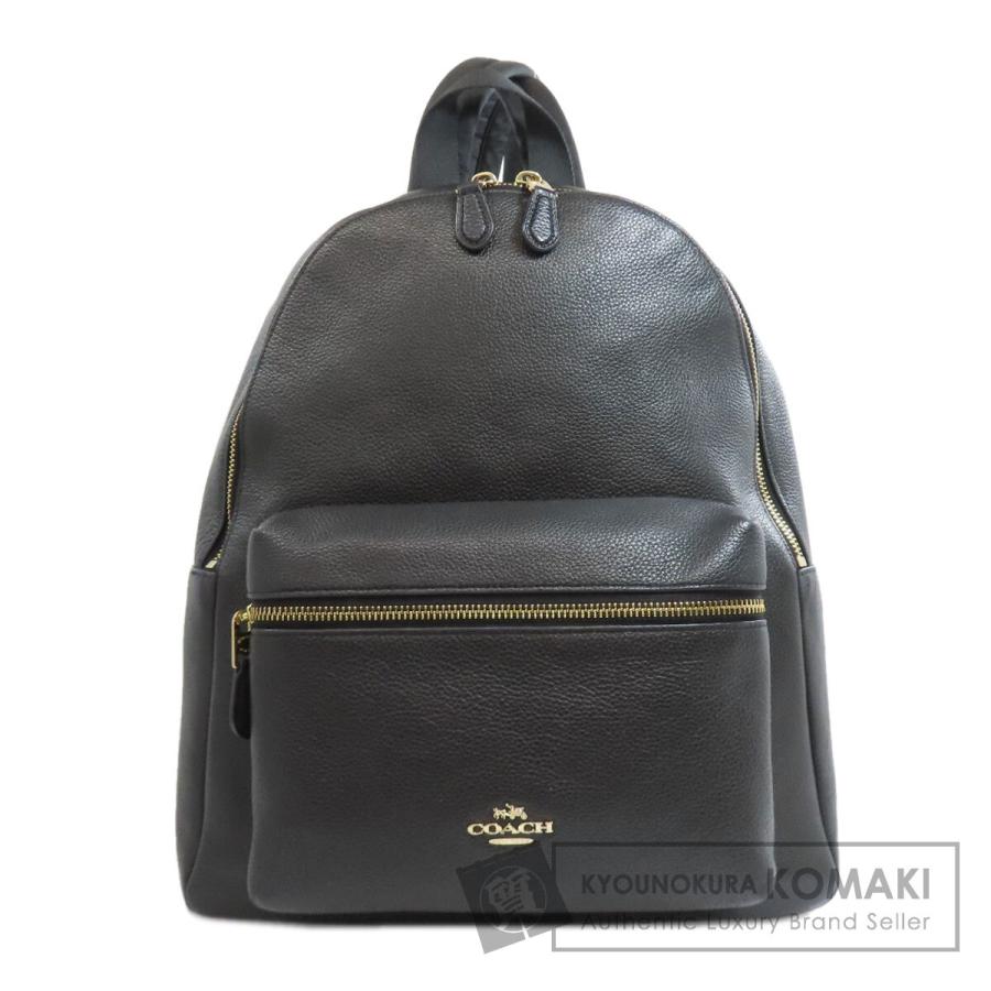 コーチ COACH F38288  ロゴ  リュック・デイパック レザー レディース  中古 COACH（コーチ） F38288 ロゴ リュック・デイパック レザー レディース