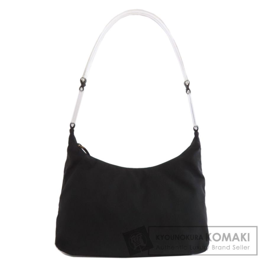 PRADA（プラダ） ロゴ金具 ショルダーバッグ ナイロン素材 レディース