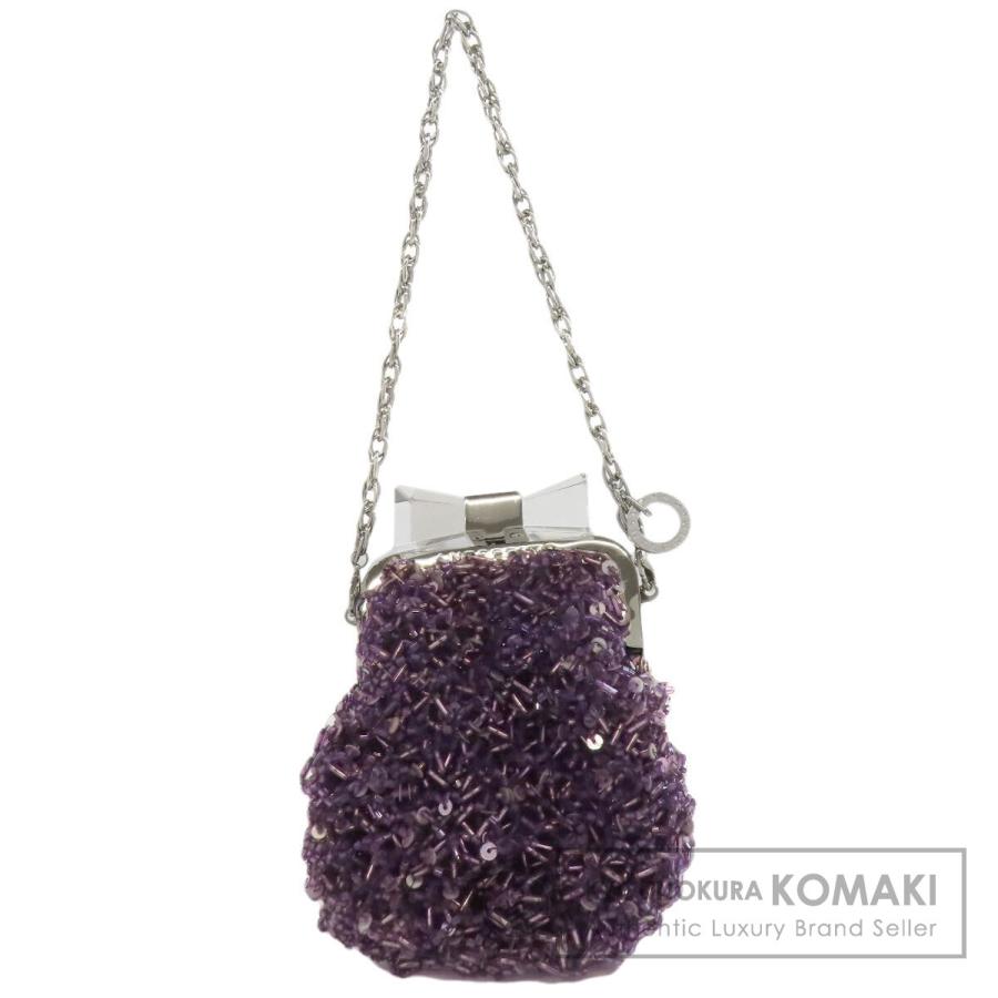 アンテプリマ ANTEPRIMA  ミニ ハンドバッグ  アクセサリーポーチ ビーズ レディース  中古 ANTEPRIMA（アンテプリマ） ミニ ハンドバッグ アクセサリーポーチ