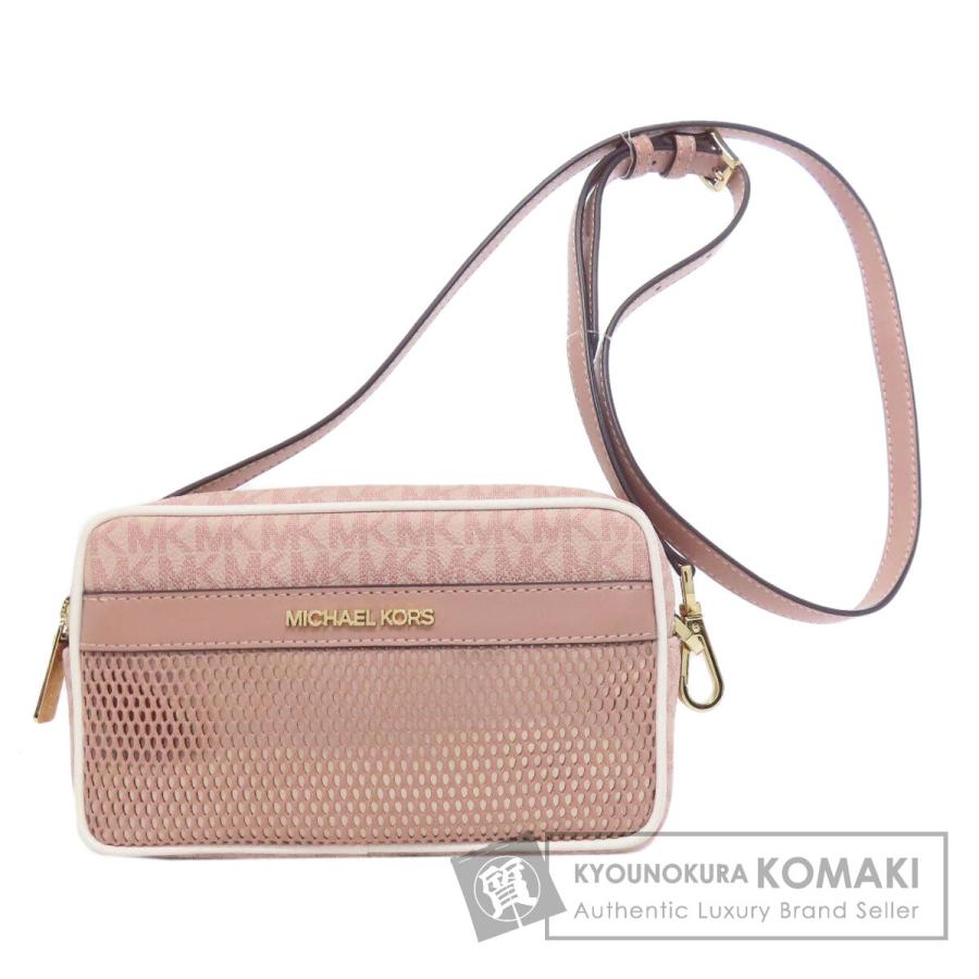 マイケルコース Michael Kors  メッシュ  ショルダーバッグ PVC レディース  中古 MICHAEL KORS（マイケルコース） メッシュ ショルダーバッグ PVC