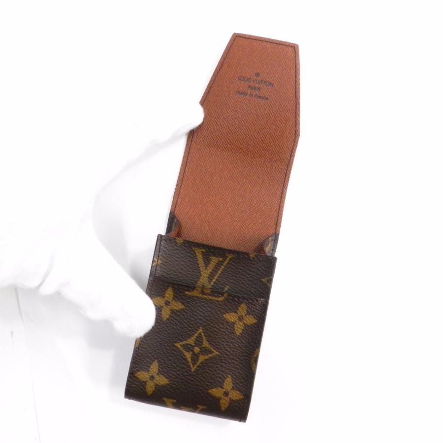 LOUIS VUITTON  エテュイシガレット M63024 シガレットケース 【ムートン】 モノグラムキャンバスレディース 【中古】