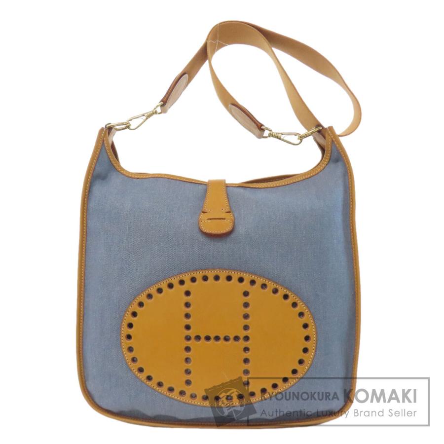 HERMES（エルメス） エブリンGM ゴールド金具 ショルダーバッグ デニム