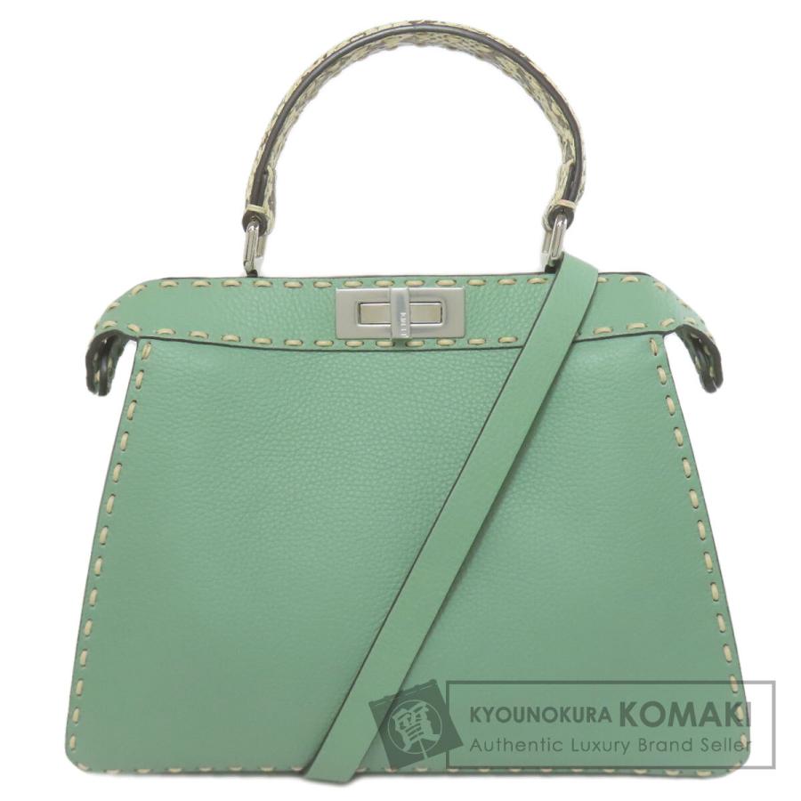 FENDI（フェンディ） ピーカブー セレリア 2WAY ハンドバッグ カーフ