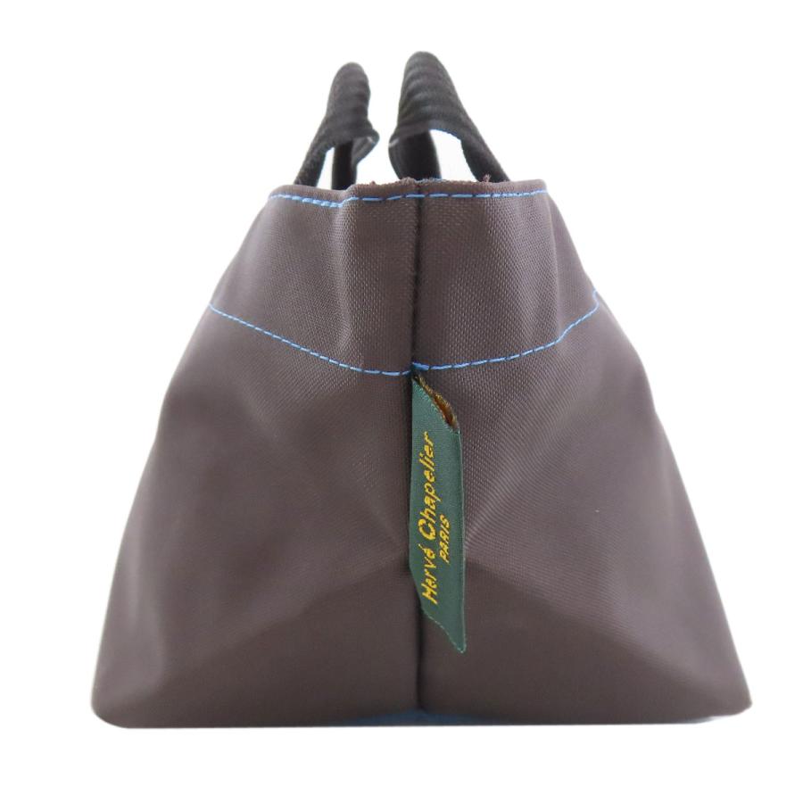 Herve Chapelier エルベ・シャプリエ 舟形トート ハンドバッグ