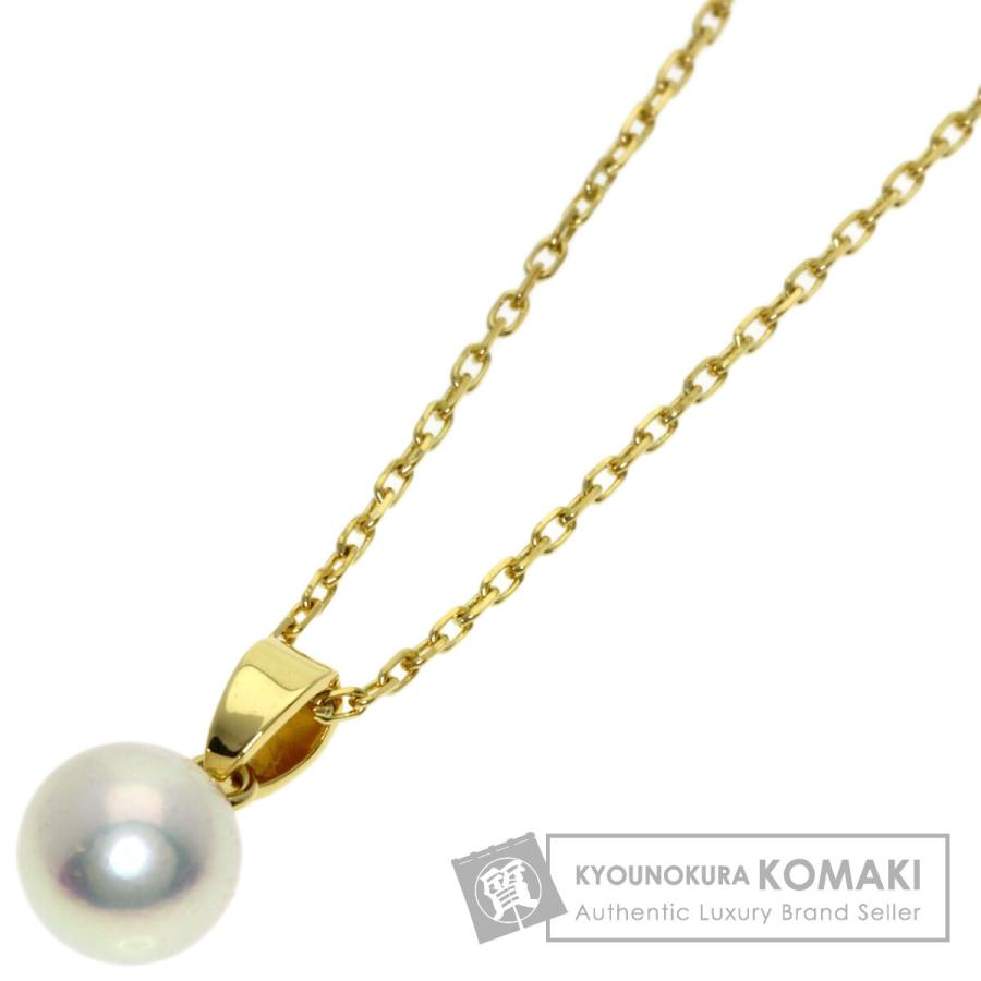 MIKIMOTO ミキモト パール 真珠 ネックレス K18イエローゴールド MIKIMOTO ミキモト パール 真珠 ネックレス K18イエローゴールド