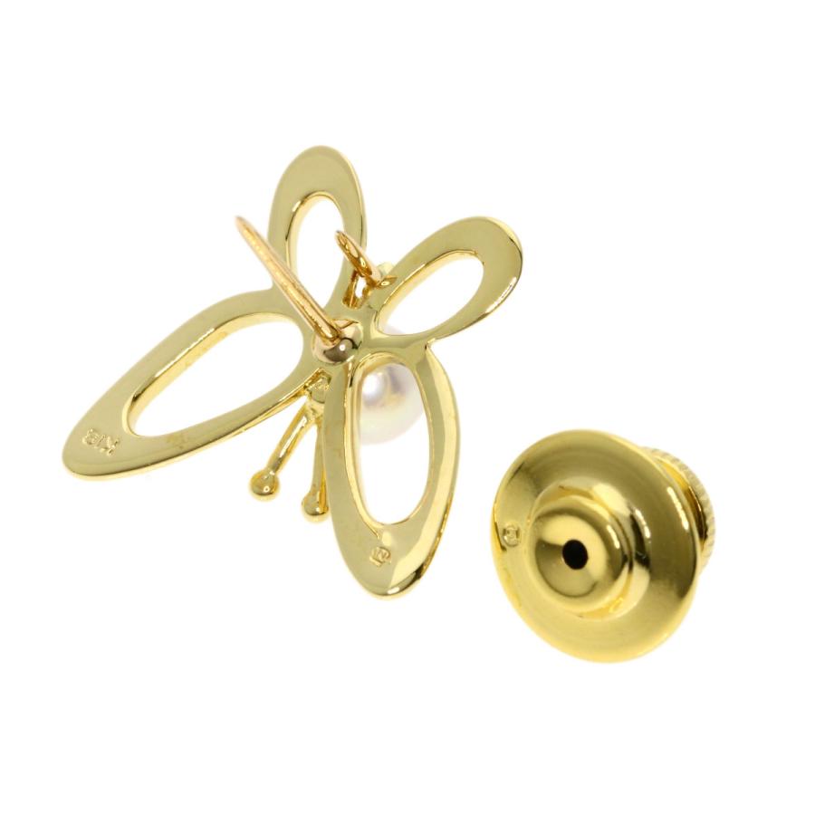 MIKIMOTO ミキモト バタフライ パール 真珠 ピンブローチ MIKIMOTO ミキモト バタフライ パール 真珠 ピンブローチ