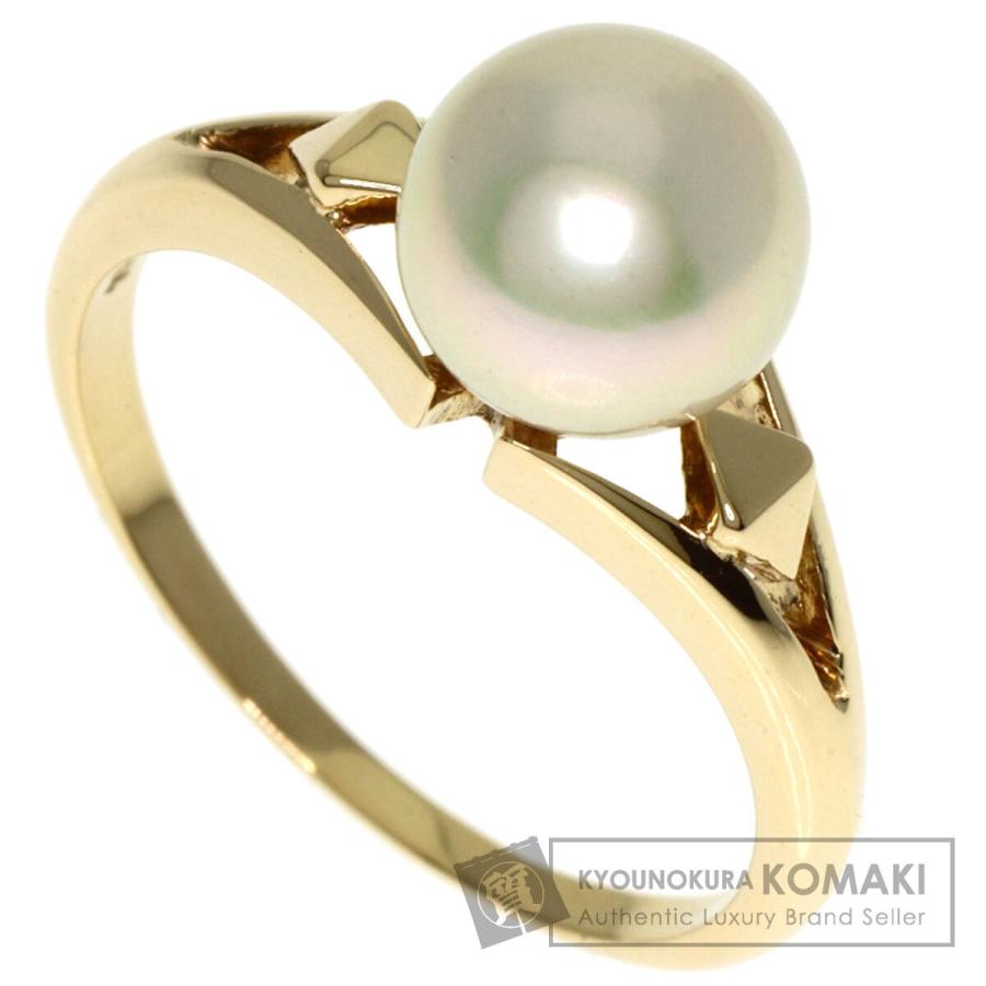 MIKIMOTO（ミキモト） パール 真珠 リング・指輪 K14イエロー
