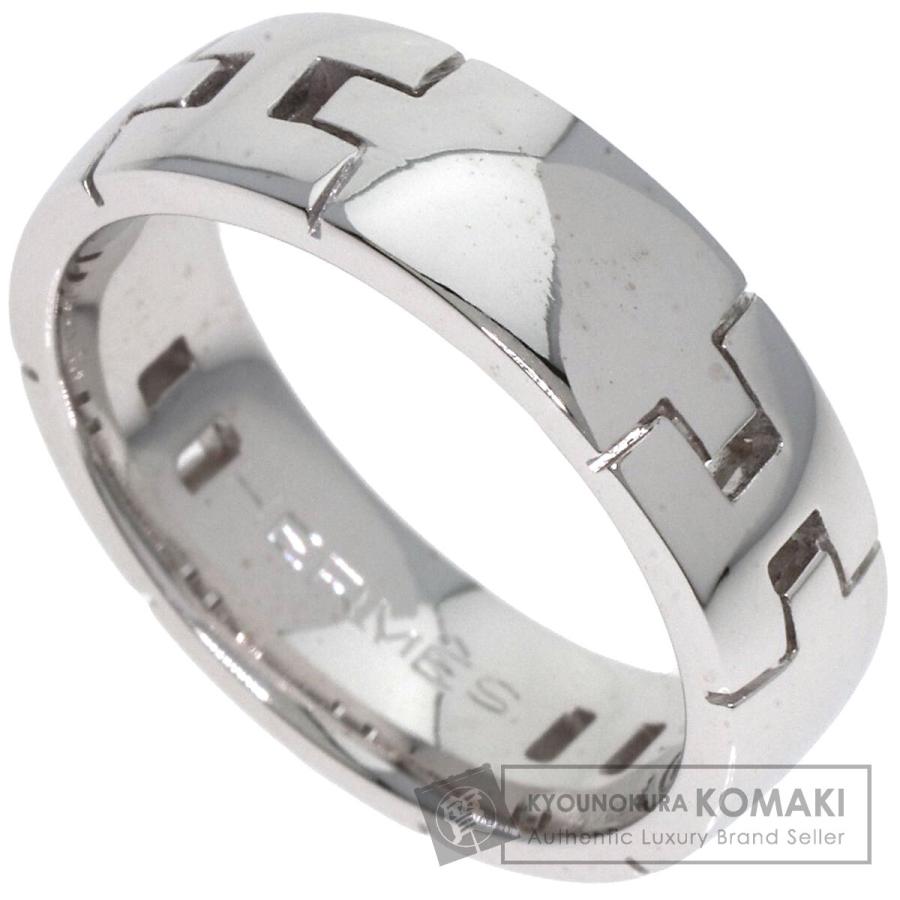 HERMES エルメス ヘラクレス #50 リング・指輪 K18ホワイトゴールド 