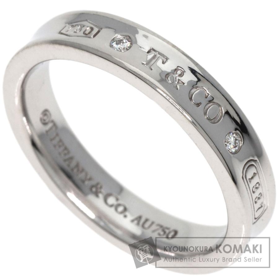 Tiffany ナロー ダイヤモンド リング 18K ホワイトゴールド