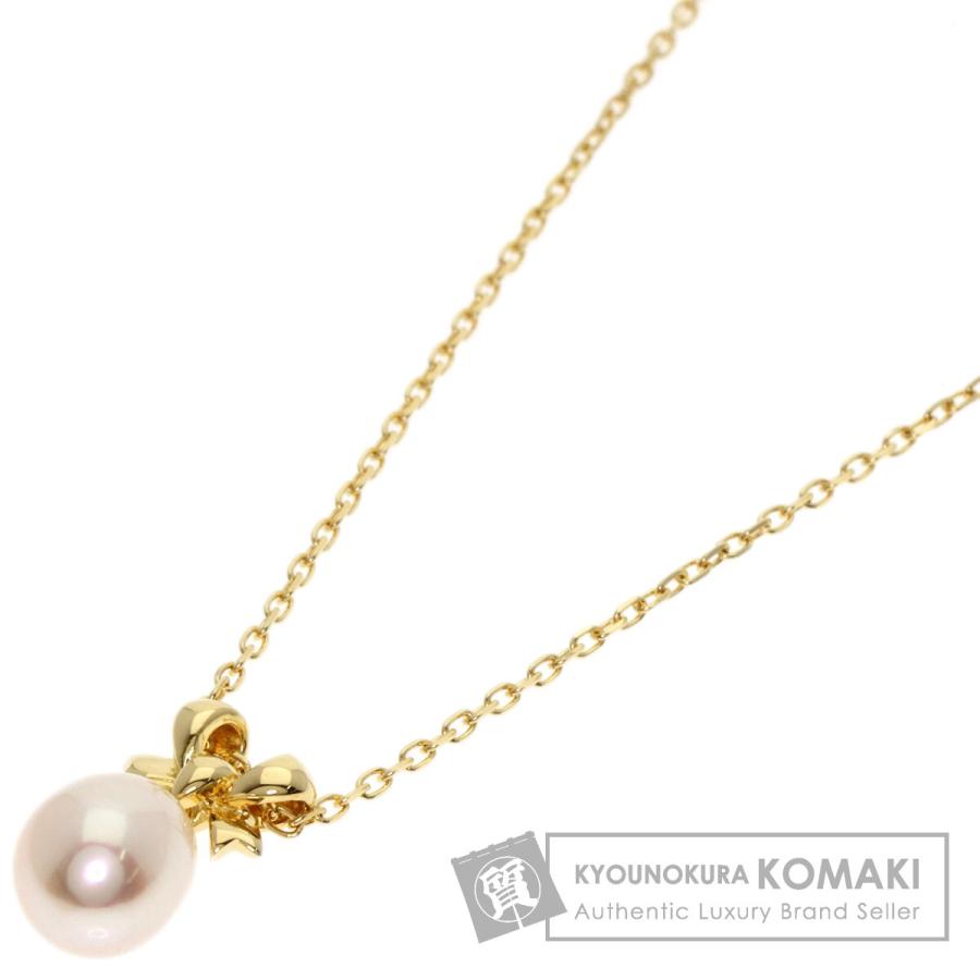 MIKIMOTO ミキモト パール 真珠 ネックレス K18イエローゴールド  