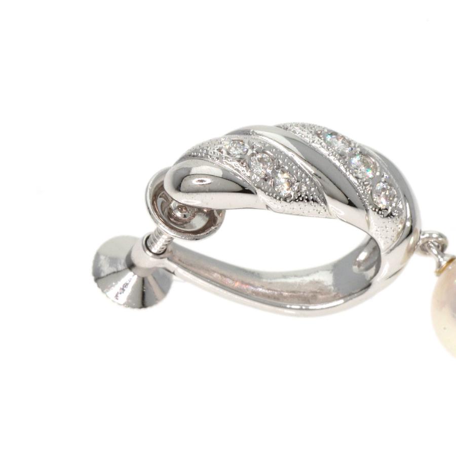 MIKIMOTO ミキモト パール 真珠 ダイヤモンド 片方のみ MIKIMOTO ミキモト パール 真珠 ダイヤモンド 片方のみ