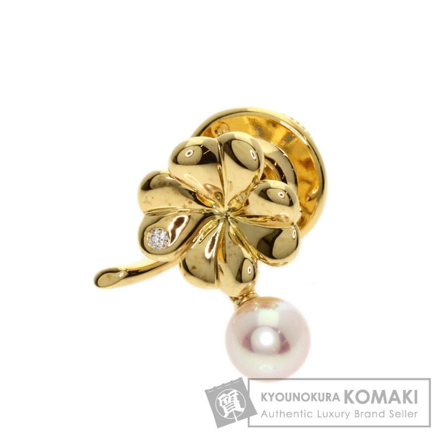 MIKIMOTO ミキモト パール 真珠 ダイヤモンド ピンブローチ ブローチ  