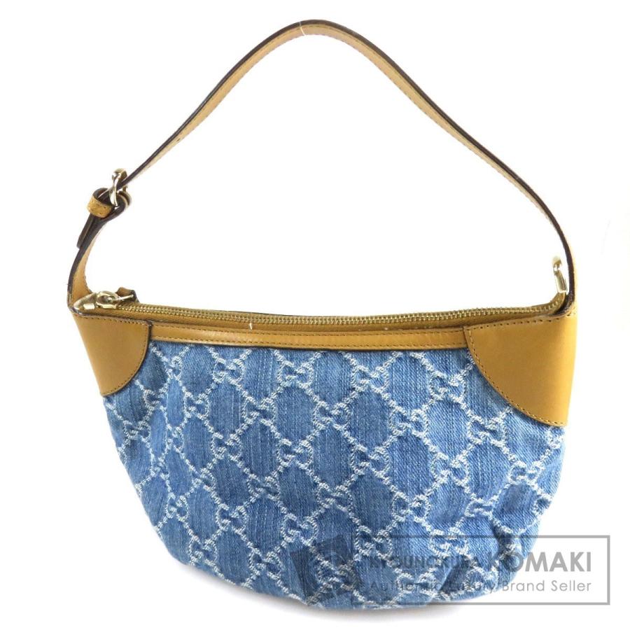 GUCCI【グッチ】 GG アクセサリーポーチ デニム レディース