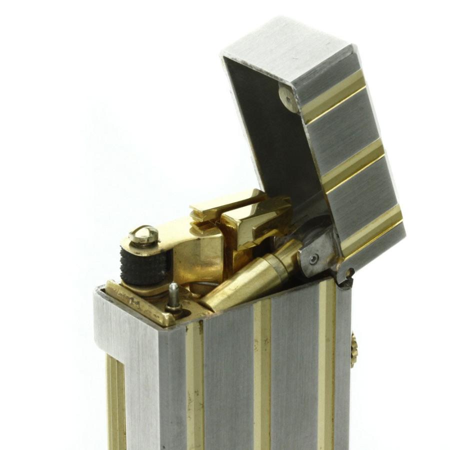 ダンヒル RL1573 スリーライン ライター 金属製 メンズ 中古 