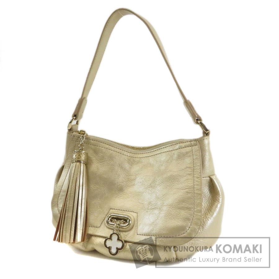 Sazaby サザビー タッセル付 ハンドバッグ 合成皮革 レディース 中古  