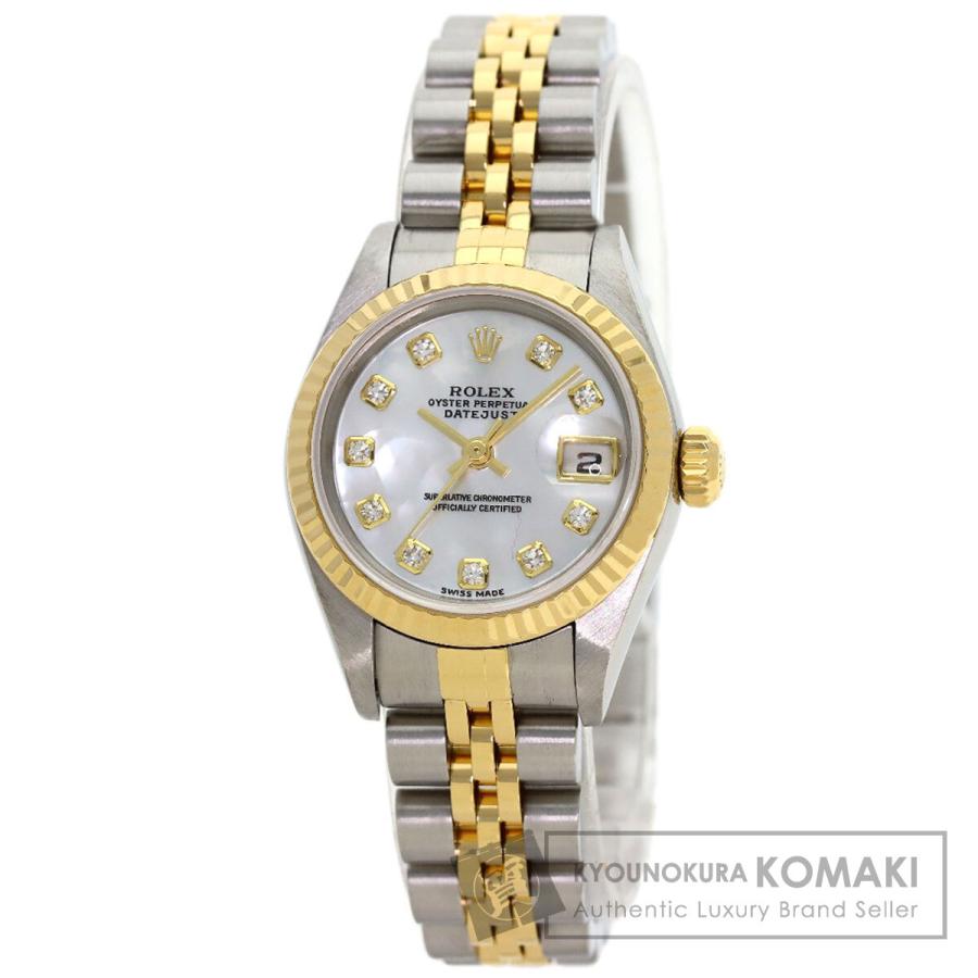 ROLEX（ロレックス） 79173NG デイトジャスト 10P ダイヤモンド 腕時計