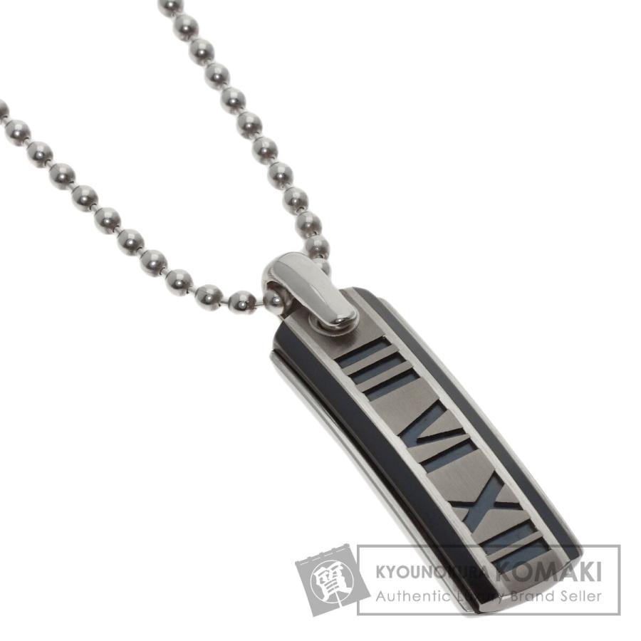 Tiffany & Co. シルバー アトラス ネックレス TIFFANY&Co.（ティファニー） アトラス プレート ネックレス シルバー
