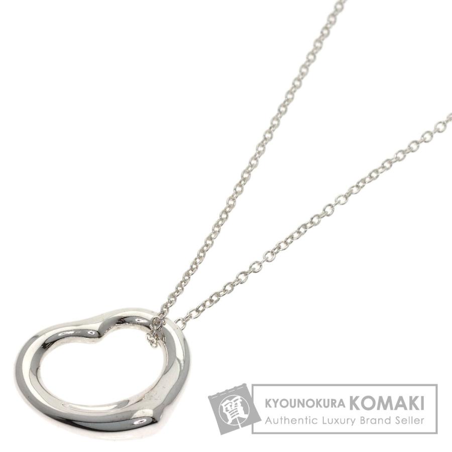 Tiffany & Co. シルバーオープン ハートネックレスM 中古 TIFFANY&Co.（ティファニー） オープンハート ネックレス シルバー