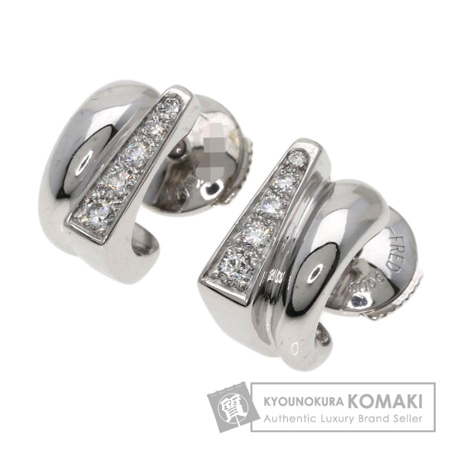 フレッド　FRED　サクセス　ダイヤ ピアス　K18PG 　ピアス片方 Fred（フレッド） サクセス ダイヤモンド ピアス K18ホワイトゴールド