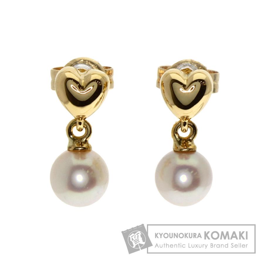 TASAKI タサキ パール 真珠 ピアス K18イエローゴールド レディース