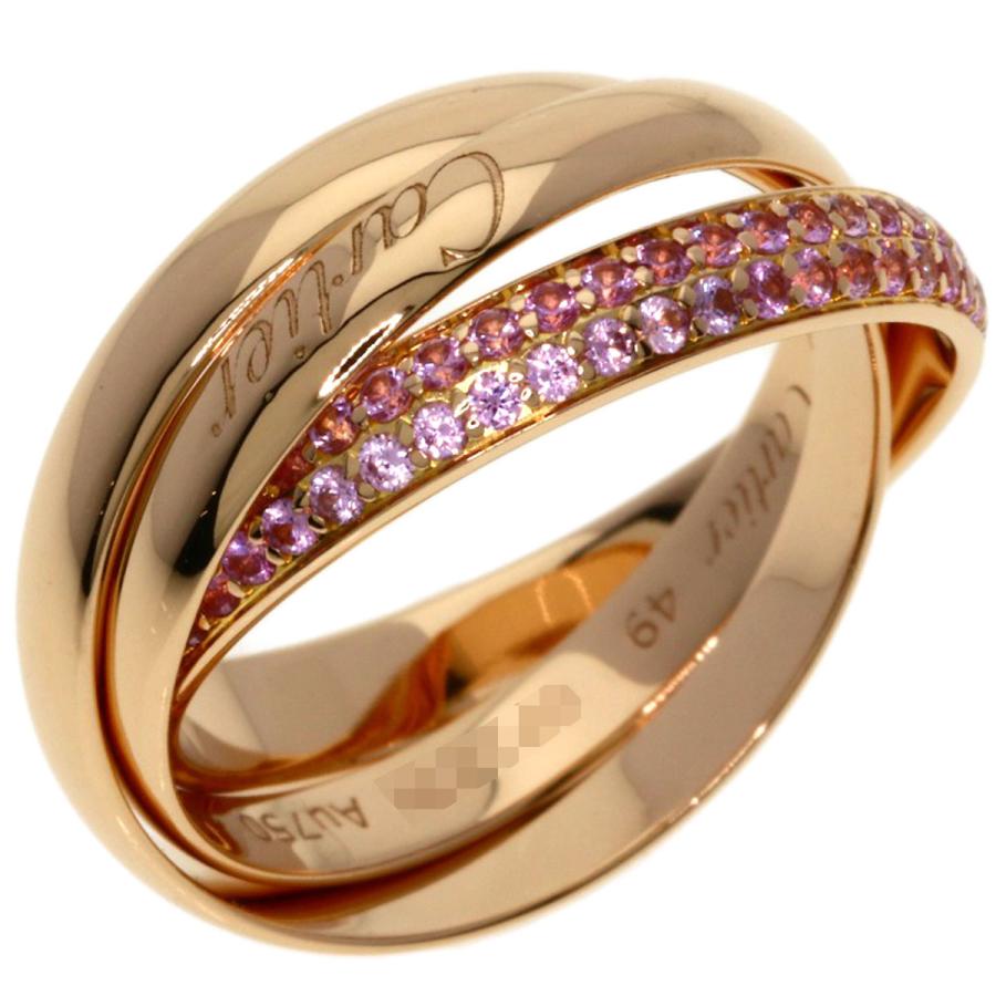 Cartier（カルティエ） トリニティ ピンクサファイア #49 リング・指輪