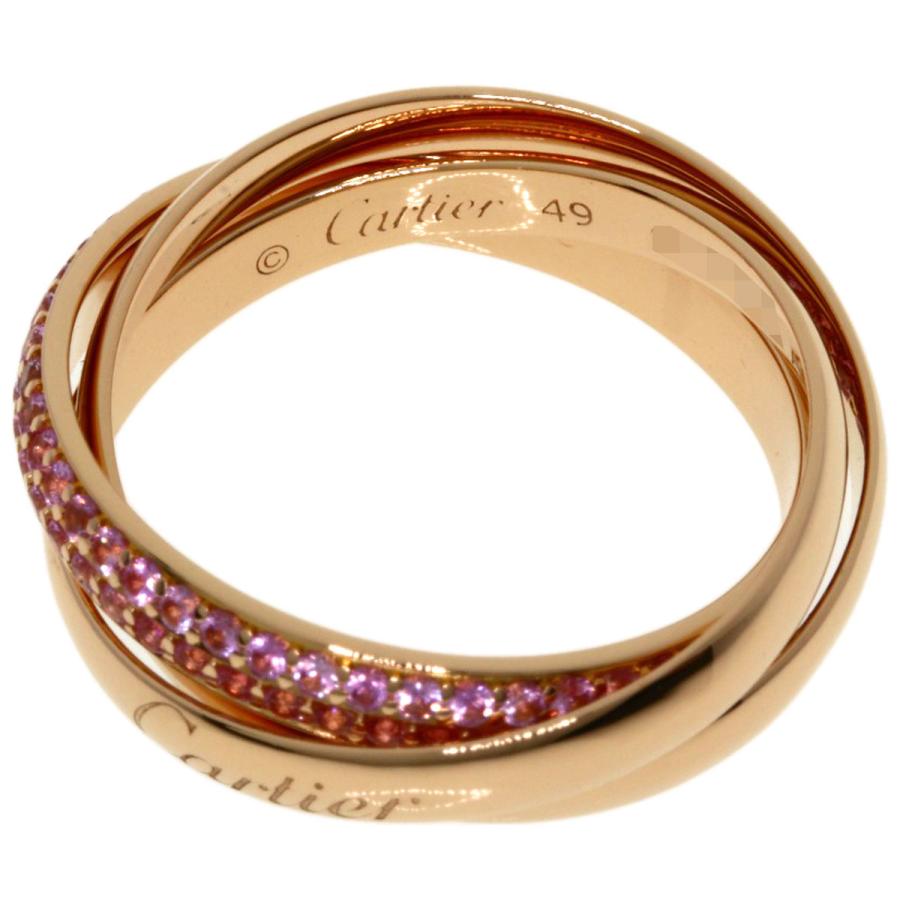 Cartier（カルティエ） トリニティ ピンクサファイア #49 リング・指輪
