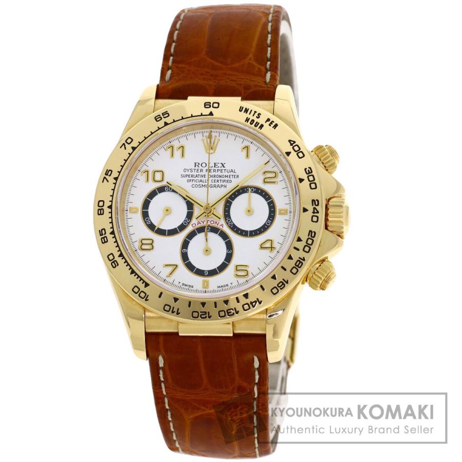ROLEX（ロレックス） 16518 コスモグラフ デイトナ 逆6 腕時計 K18