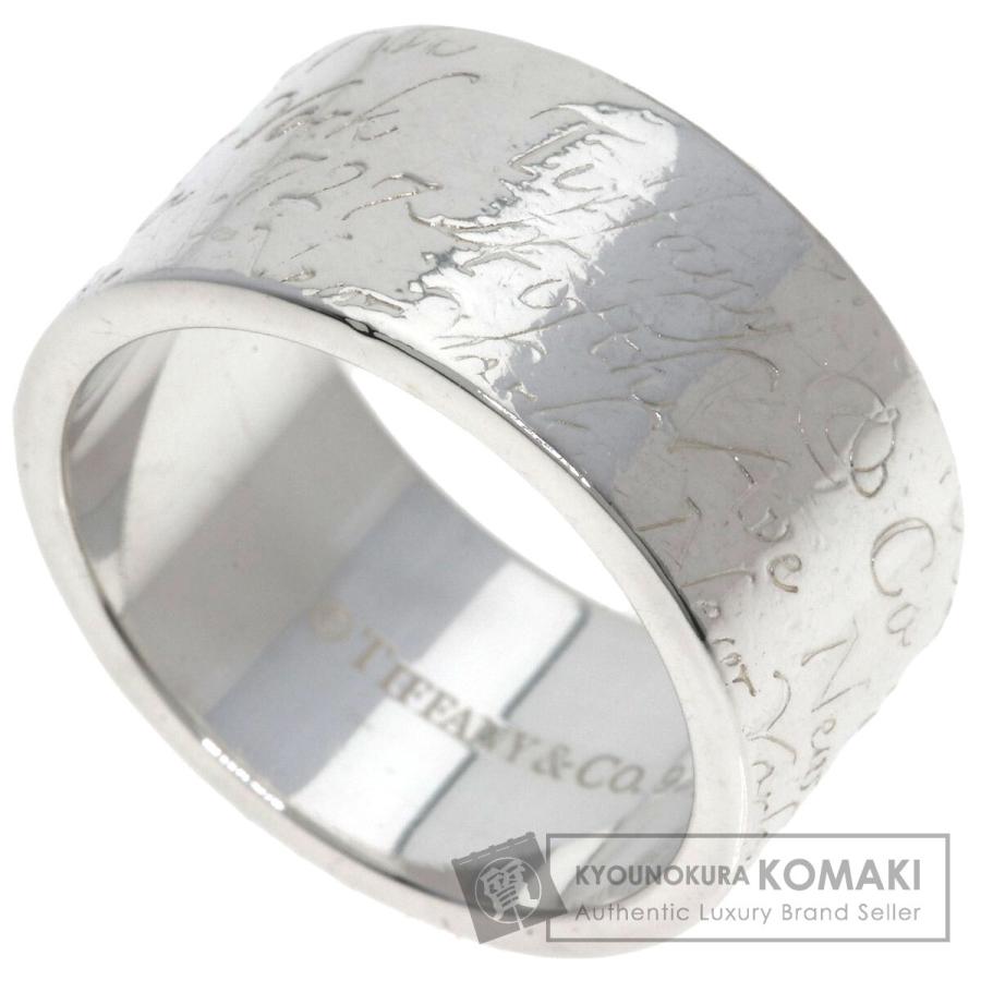 ティファニーノーツワイドリング TIFFANY&Co.（ティファニー） ノーツ ワイド リング・指輪 シルバー