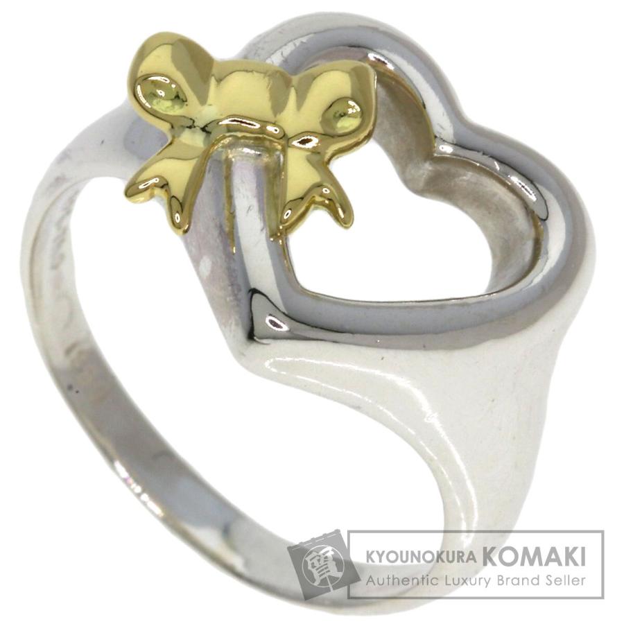 Tiffany リング　ハート　リボン　シルバー TIFFANY&Co.（ティファニー） ハートリボン リング・指輪 シルバー