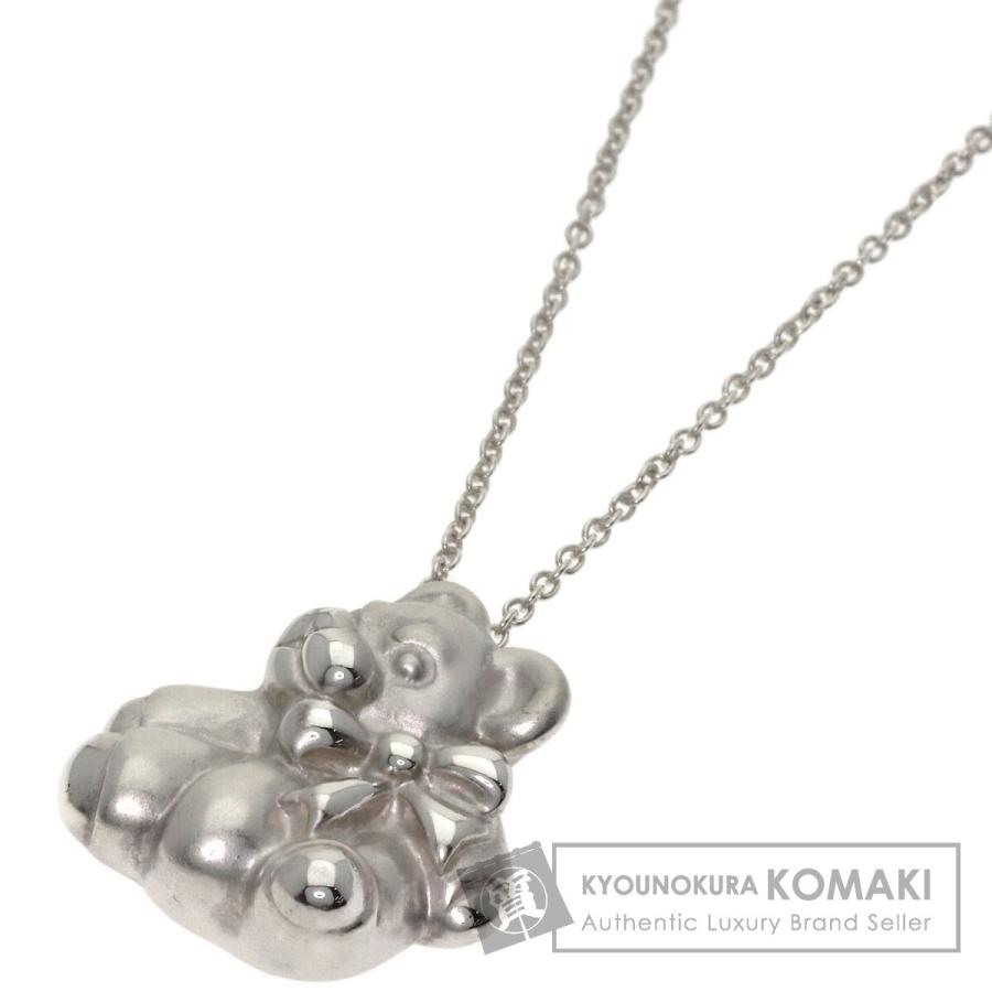 TIFFANY&Co.（ティファニー） テディベア ネックレス シルバー