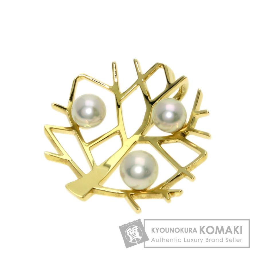MIKIMOTO（ミキモト） 幸福の木 パール 真珠 ペンダントトップ K18