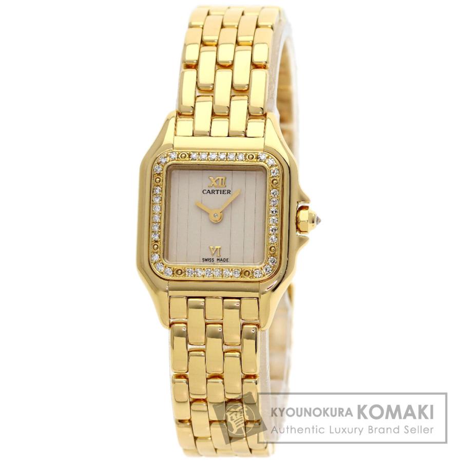 Cartier パンテール SM 金無垢 コマ　K18YG Cartier（カルティエ） パンテールSM 腕時計 K18イエローゴールド