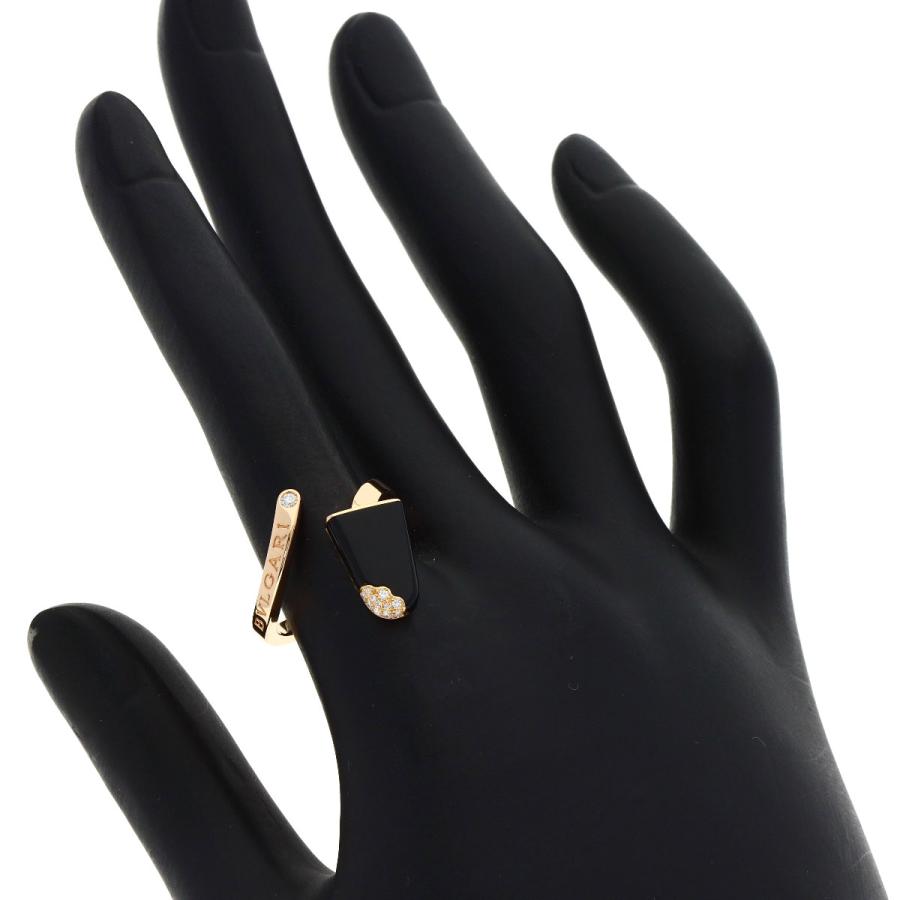 BVLGARI（ブルガリ） ジェラーティ オニキス ダイヤモンド #54 リング