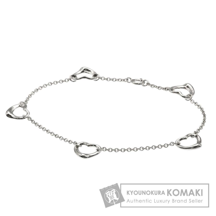 ティファニー オープンハート 5P ブレスレット シルバー　925 TIFFANY&Co.（ティファニー） 5P オープンハート ブレスレット