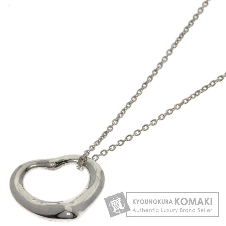Tiffany & Co. シルバーオープン ハートネックレスM 中古 TIFFANY&Co.（ティファニー） オープンハート ネックレス シルバー