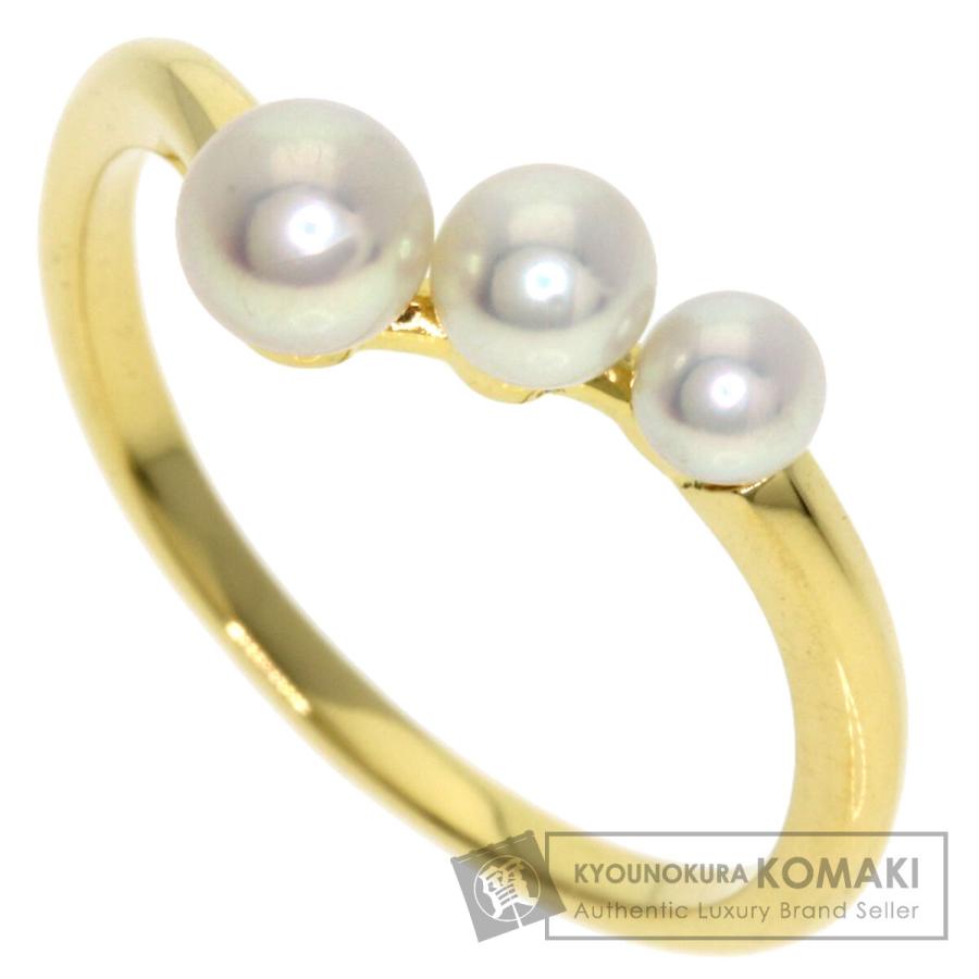 MIKIMOTO（ミキモト） パール 真珠 リング・指輪 K18イエローゴールド 