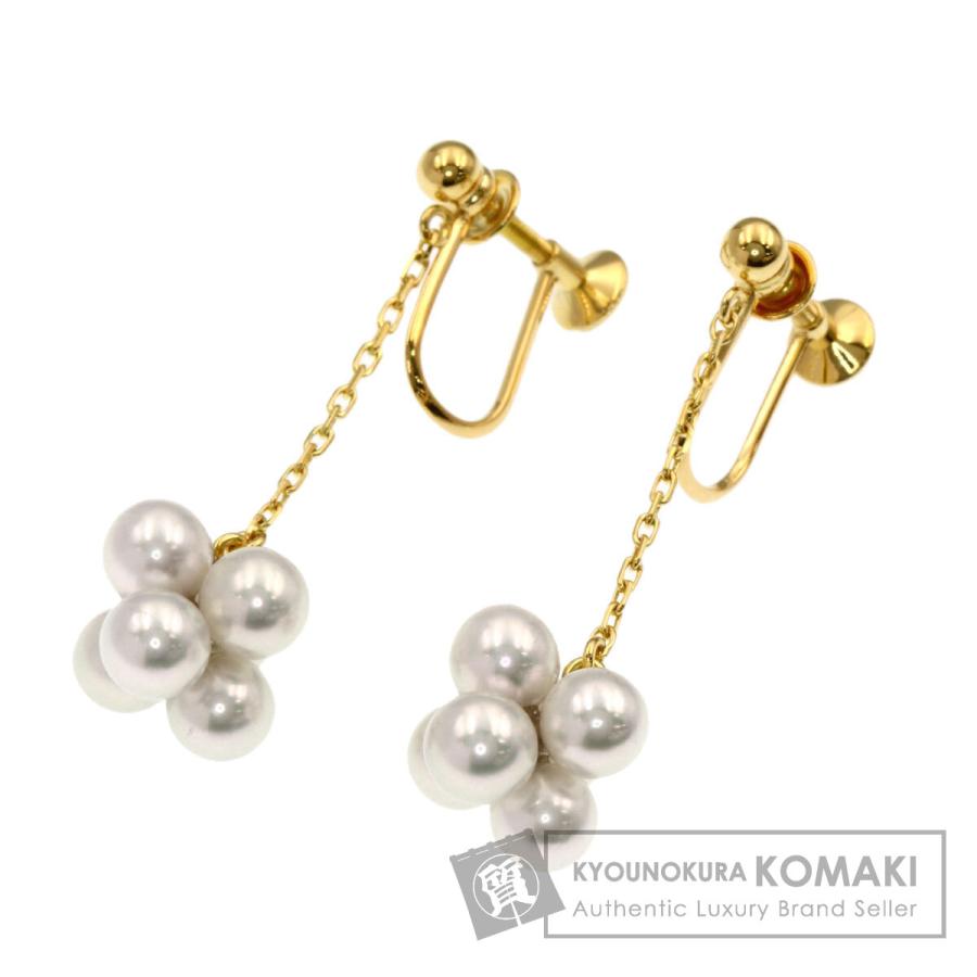 MIKIMOTO（ミキモト） パール 真珠 イヤリング K18イエローゴールド