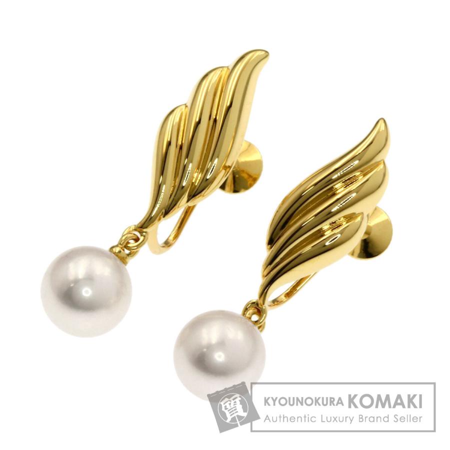MIKIMOTO（ミキモト） パール 真珠 イヤリング K18イエローゴールド 
