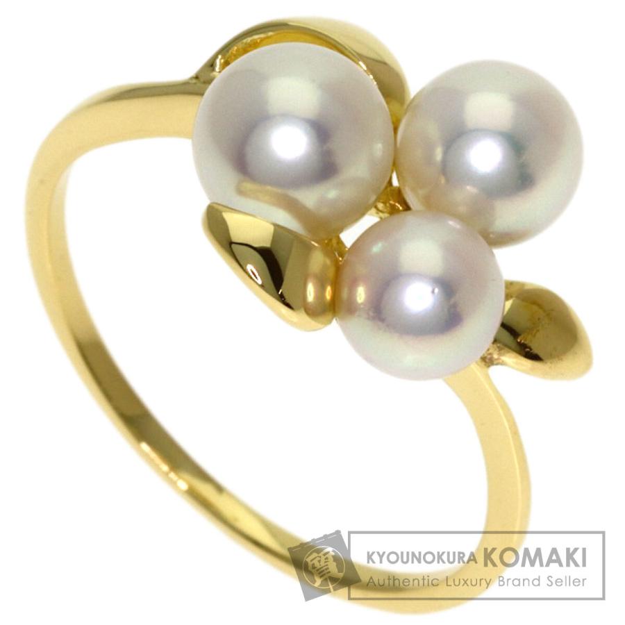 MIKIMOTO（ミキモト） パール 真珠 リング・指輪 K18イエローゴールド 