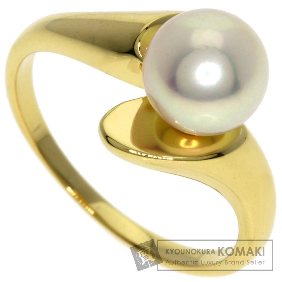 MIKIMOTO（ミキモト） パール 真珠 リング・指輪 K18イエローゴールド 