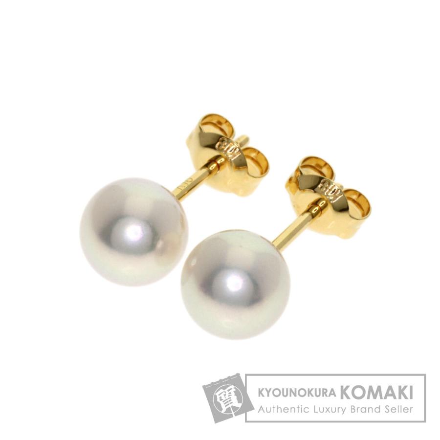 MIKIMOTO パールピアス イエローゴールド MIKIMOTO（ミキモト） パール 真珠 ピアス K18イエローゴールド