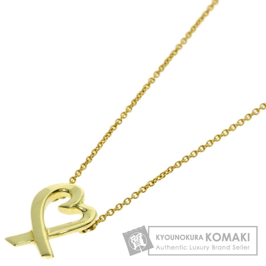 TIFFANY&Co.（ティファニー） ラビングハート ネックレス K18イエロー 