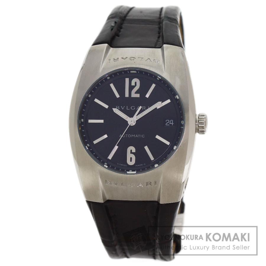 ✨極美✨BVLGARI ブルガリ エルゴン EG35S 自動巻 メンズ 腕時計 BVLGARI（ブルガリ） EG35S エルゴン 腕時計 ステンレススチール 革