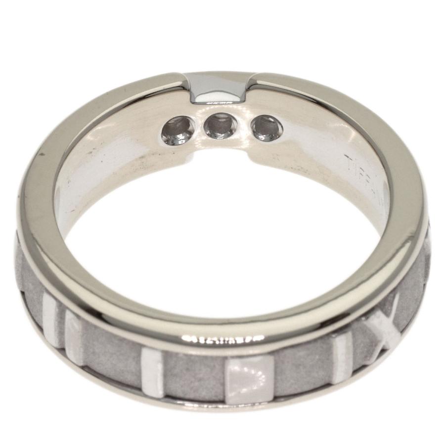 TIFFANY&Co. ティファニー アトラス 3P ダイヤモンド リング・指輪 K18ホワイトゴールド レディース 中古_3