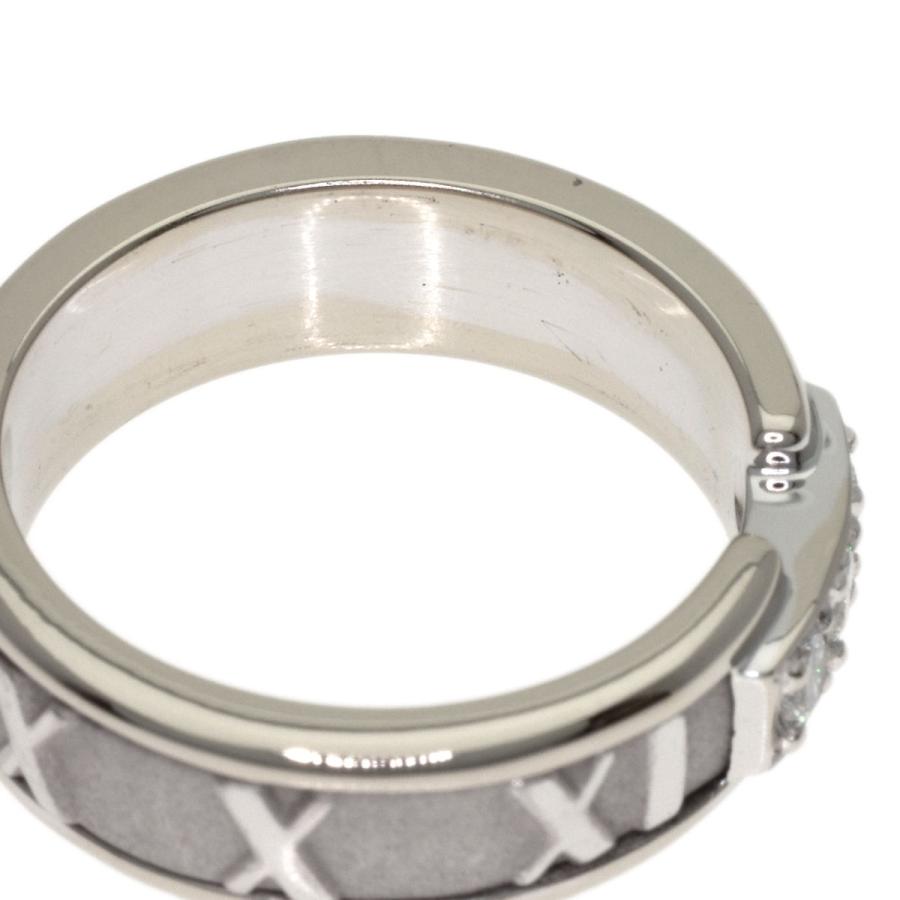 TIFFANY&Co. ティファニー アトラス 3P ダイヤモンド リング・指輪 K18ホワイトゴールド レディース 中古_6