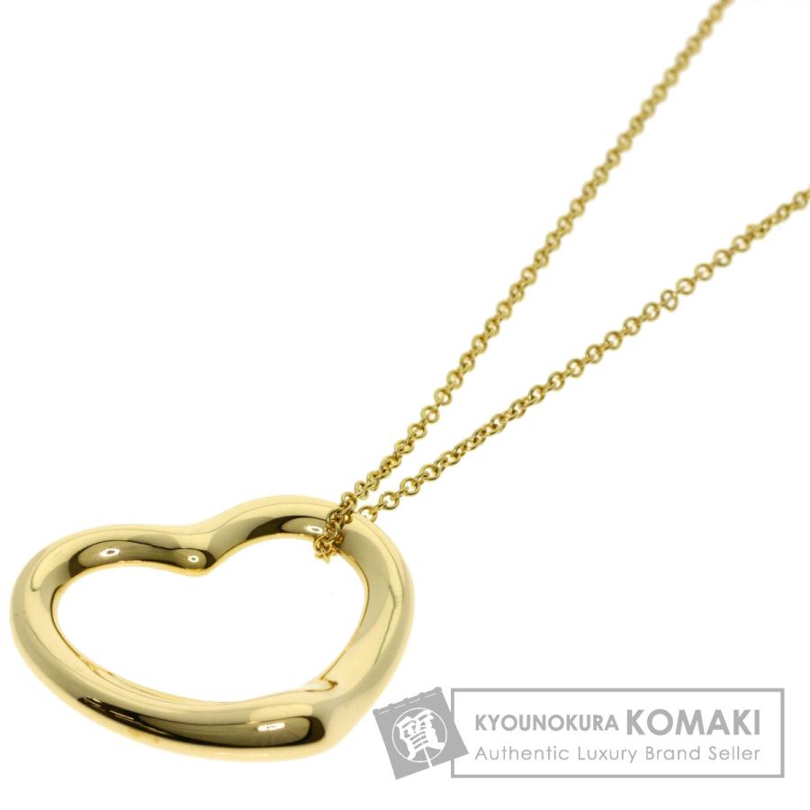 TIFFANY&Co.（ティファニー） オープンハート ネックレス K18イエロー